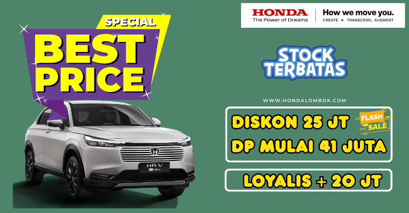 Promo Honda HRV lombok
